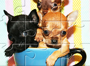 play Dog Puzzles