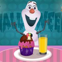 play Frozen Halloween Olaf Cooking