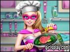 play Super Barbie Real Cooking