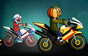 play Halloween Bike Racing