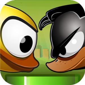 Flappy Quacky : A Flying Bird Game - Tilt And Shift To Live