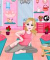 play Barbie Yoga Room Decoration