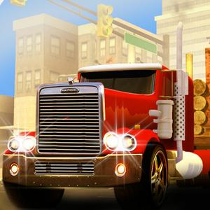 American Truck Cargo Delivery 3D