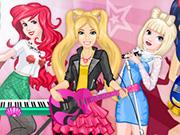 play Barbie In Disney Rock Band