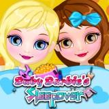 play Baby Barbie'S Sleepover