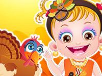 play Baby Hazel Thanksgiving Makeover