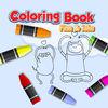 Coloring Book Kid For Finn And Jake Version