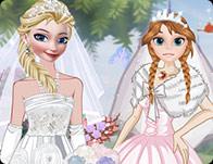 play Elsa And Anna Brides