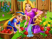 play Rapunzel Mommy Gardening