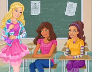 play Barbie College Stories