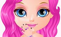 play Baby Barbie: Glittery Nails