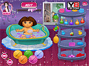 play Dora Bathing Online