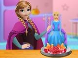 Anna Cooking Frozen Cake