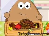 play Pou Thanksgiving Day Slacking