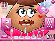 play Pou Girl Tooth Problems