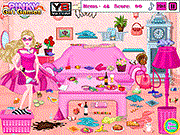 play Super Barbie Thanksgiving Party Cleanup