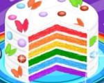 play Rainbow Birthday Cake