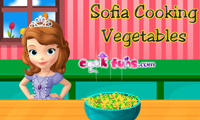 play Sofia Cooking Vegetables