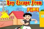 Boy Escape From Fire