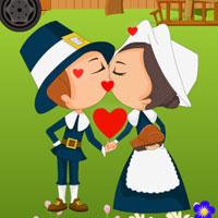 play Thanksgiving Farm Kissing