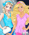 Elsa Vs Barbie Fashion Contest Dress Up Game