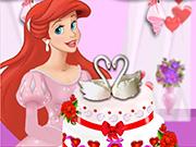play Ariel Wedding Cake