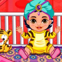 play Princess Jasmine Baby Caring
