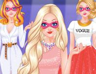 play Super Barbie Catwalk Challenge