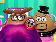 play Pou Girl And The New Born Baby