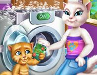 play Angela And Ginger Laundry