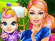 play Barbie Superhero Mommy