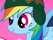 play My Little Pony Winter Fashion Kissing