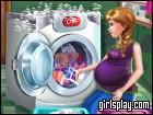 play Anna Pregnant Laundry Day