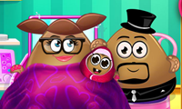 play Pou Girl And The New Born Baby