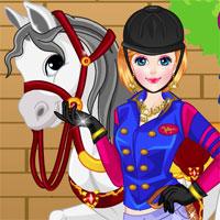 Girl And Horse Dressup