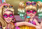 play Super Barbie Pool Party