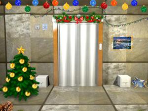 play Escapefan Christmas Elevator Escape Game