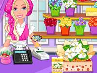 play Barbie'S Flower Shop