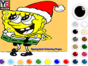 play Spongebob Squarepants Christmas Coloring