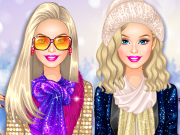 play Barbie Winter Glitter Trends