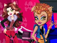 play Monster High Room Decoration Kissing