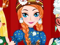 play Princess Ugly Christmas Sweater Party Kissing