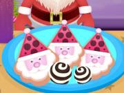 Santa Cookies With Icing--Grace