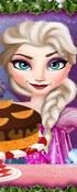 play Elsa Cooking Christmas Cake