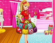 Barbies Christmas Patchwork Dress game