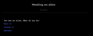 Meeting An Alien
