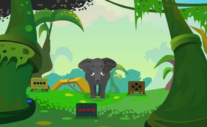 play Escapezone Jungle Elephant Escape