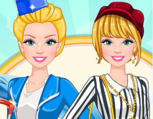 play Barbie Flight Attendant In Paris