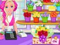 play Barbies Flower Shop