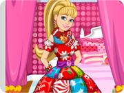 play Barbie Christmas Patchwork Dress 2